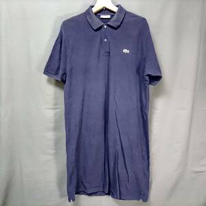 ●　9/3　256023　LACOSTE　ラコステ　レディース　ポロワンピース　ネイビー　紺色　38