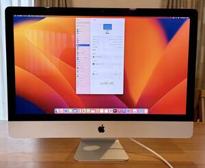 iMac 2017 (27inch) ,CPU3.4GHz, メモリ24GB,1TB FusionDrive,