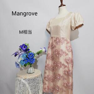 Mangrove 極上美品　ドレス　ワンピース　パーティー　ピンク　レース　М