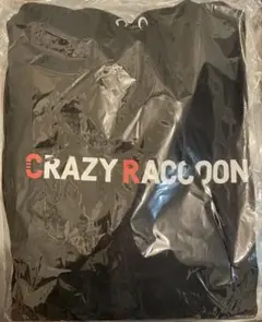 CRAZY Raccoon ブラックパーカー