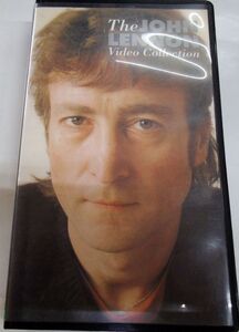 DV3/国内版中古VHS☆ジョン・レノン(JOHN LENNON)☆「ビデオ・コレクション」カラー79分/解説ライナーつき/発売時価格5,800円