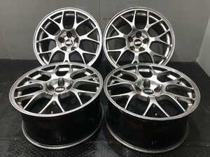 三菱 ランエボ ランサーエボリューションX 純正OPホイール BBS RG406 FORGED 18インチ 4本 8.5J5HPCD114.3+38 鍛造　(VHI329)