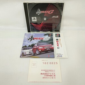 05343 【中古】 PSソフト 峠MAX G 帯 ハガキ付属 動作確認済 PS1 レースゲーム アトラス ATLUS プレイステーション