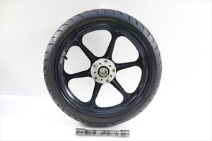 1円スタート:ZRX1100[03社外前　GALESPEED　ゲイルスピード　タイプN　フロントホイール]検ZRX1200｝F