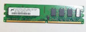 KN581 【現状品】 MICRON PC2-6400U-666-12E0 DDR2 メモリ 2GB