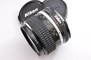 [SICレンズ] Nikon Ai-S NIKKOR 35mm F2　35/1:2　ニコン　AISニッコール　S/N.323393　MFレンズ　#1887