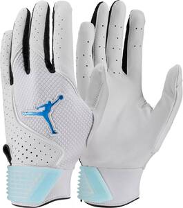 ★USサイズ XL（日本2XLサイズ）★ ナイキ ジョーダン 野球 バッティング グローブ Jordan Adult Fly Elite Batting Gloves 手袋 ホワイト