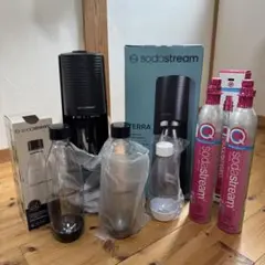 【新品・未使用】sodastream TERRA 炭酸水メーカーセット