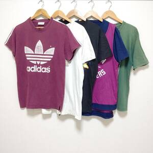 お得!!【まとめ売り】半袖 Tシャツ 5着 セット 90’s adidas アディダス チャンピオン デルタ アメカジ古着 スポーツ メンズ M /Y12013j