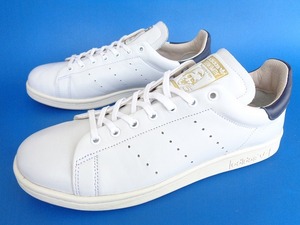 13018■美品 20年製 adidas stansmith RECON アディダス スタンスミス リーコン 白 紺 ネイビー 顔つき 天然皮革 27.5 CQ3033