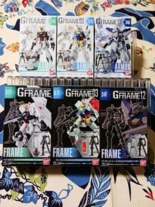 MOVIE SUIT GUNDAM GFRAME(Gフレーム)　アムロ・レイが搭乗したガンダムセット　.