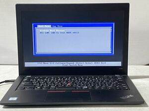 BIOSロックあり バッテリー欠品 ThinkPad X280 Core i5-8350U/メモリ8GB /12.5インチ　ジャンク522