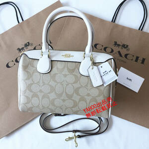 ★COACHバッグ★コーチ F32203 ホワイト ハンドバッグ ショルダーバッグ 手提げバッグ レディースバッグ アウトレット品 新品