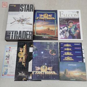 動作保証品 PC-8801mkIISR 5インチFD スタートレーダー STAR TRADER ファルコム Falcom 箱説/シール/マップ付【10