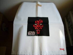 ☆希少な逸品！！☆ STARWARS スター・ウォーズ 　EPISODE1 × TOMY 　ビニールバッグ 【非売品】