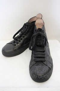 【USED】Vivienne Westwood / HIGH TOP TRAINER ヴィヴィアンウエストウッド ビビアン 4-37 ブラック 【中古】 O-23-12-31-013-sh-IG-ZH