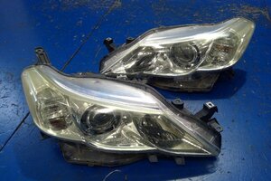 (H)トヨタ マークX/GRX130/130系 前期 純正 HID プロジェクター ヘッドライト 左右セット KOITO 22-348 動作OK [2405817]