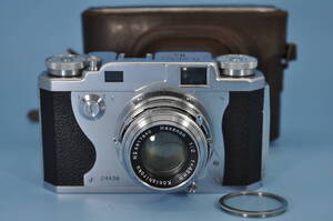 ★中古品 コニカ　KonicaⅡA Hexanon4８mm F2 シルバー　レンジファインダー　(No.123・・・) 【実働品】◆◆