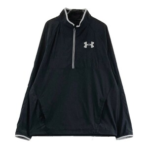 UNDER ARMOUR アンダーアーマー ハーフジップ 長袖ブルゾン ブラック系 LG [240101229670] ゴルフウェア メンズ