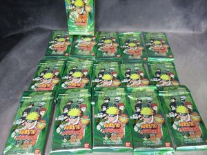 新品未開封 ナルト カードダス カードゲーム 巻ノ十四 1box 15パック NARUTO バンダイ 旧 ブースターパック