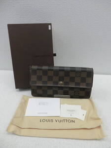 it/389256/2408/ルイ ヴィトン　LOUIS VUITTON　ダミエ ポルトフォイユ サラ 長財布 N61734/ブラウン