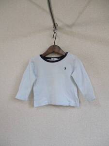 RalphLauren水色長袖カットソー サイズ80（USED）62616②