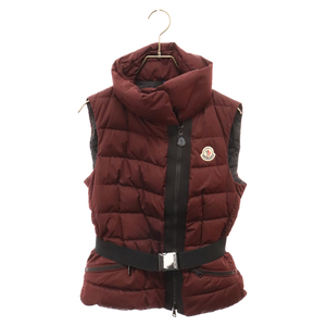 MONCLER モンクレール 15AW LABAS ラバス ベルト付き ダウンベスト ジャケット レッド A20934838005