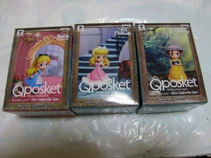 期間限定値下 ディズニー Qposket Disney Characters Q posket petit Alice ・ Cinderella ・ Jane ジェーン シンデレラ アリス　3種セット