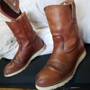 ヴィンテージ vintage 緑犬タグ REDWING レッドウィング 866 ペコス ブーツ PECOS BOOTS 米国製 レザー IRISHSETTER アイリッシュセッター