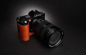  本革カメラケース LEICA ライカ SL Typ601用 濃いブラウン