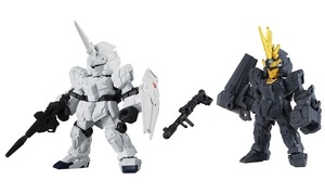 新品 未開封 機動戦士ガンダム モビルスーツアンサンブル 10 13 ユニコーンガンダム バンシィ ユニコーンモード MS武器セット フィギュア