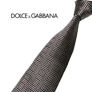 DOLCE&GABBANA ネクタイ パターン柄 ドルチェ&ガッパーナ USED 中古 m1300