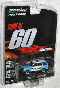 Greenlight 60セカンズ 1/64 1995 ジープ チェロキー Jeep Cherokee Police ポリスカー グリーンライト Gone in 60 Seconds パトカー