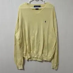 Polo Ralph Lauren Vネックセーター 黄色