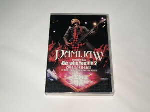 DAMIJAW『DAMIJAW 47都道府県tourBe with You!!!!!2 2013.5.17 O-EAST』[2枚組DVD] 差し替えジャケット付　Janne Da Arc ka-yu 松本和之