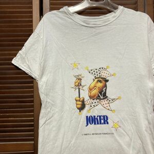 1スタ 再落無し AQAS 白 タバコ Tシャツ ジョーカー JORKER キャメル 90s 00s ビンテージ アメリカ 古着 ベール 卸 仕入れ