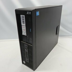1円～ HP Z230 SFF Workstation Xeon E3-1225 v3 3.2GHz/8GB/SSD64GB+HDD500GB/DVDマルチ/Quadro K600/OS無/動作未確認【山形出荷】