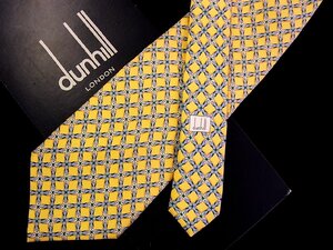 ♪今週の特売980円～♪2275♪状態並品【dunhill】ダンヒル【格子 デザイン 柄】ネクタイ♪