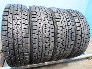 20年製バリ山 185/65R15 88Q ◆ダンロップ WINTER MAXX WM02◆ 4本 A2044 スタッドレス