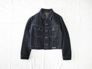 極美品 旧タグ Armani Jeans 90s00s 濃紺◎ パデット 中綿 デニムジャケット イタリア製 ショート ブルゾン Giorgio Euro Archive Vintage