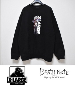 【送料無料】新品 XLARGE × DEATH NOTE ライト & リューク スウェット L デスノート エクストララージ