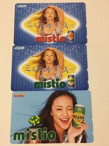 テレホンカード ミスティオ　安室奈美恵　アムラーカード テレカ テレフォンカード