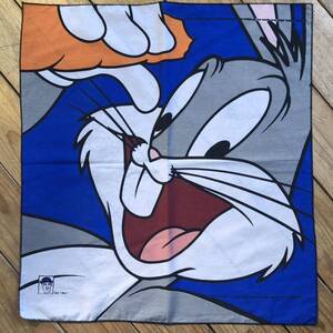 送料無料 Vintage バンダナ Looney Tunes バックスバニー Bandaroos Made in USA アメリカ仕入れ 雑貨 ハンカチ ヴィンテージ A0728