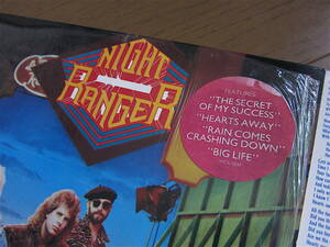 □NIGHT RANGER BIG LIFE 米盤オリジナルシュリンク＆ステッカー 初期プレスMASTERDISK刻印 DAVID FOSTER