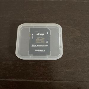 SDHCカード 4GB東芝　TOSHIBA 中古