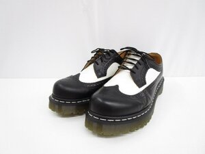 [即日発送]★美品★ Dr.Martens ドクターマーチン 3989 BEX ブローグシューズ 10458001 スムースレザー UK9/28cm ブラック×ホワイト 331