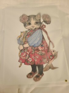 M 奇幻動物森林 樋口裕子展 Tシャツ シャツ ボーちゃん 台湾 ヒグチユウコ 白 ボリス 客家花布