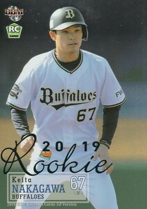 BBM 2019 1st 中川圭太 /50 ルーキーカードパラレル 108