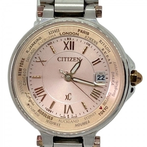 CITIZEN(シチズン) 腕時計 XC(クロスシー) H240-T018238 レディース エコドライブ/電波 ピンク