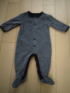 babyGap☆70センチ☆６ー１２months☆ボーダー☆カバーオール☆中古品です